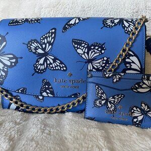 kate spade: Carson Convertible Butterfly Crossbody & Staci Butterfly Card Holder